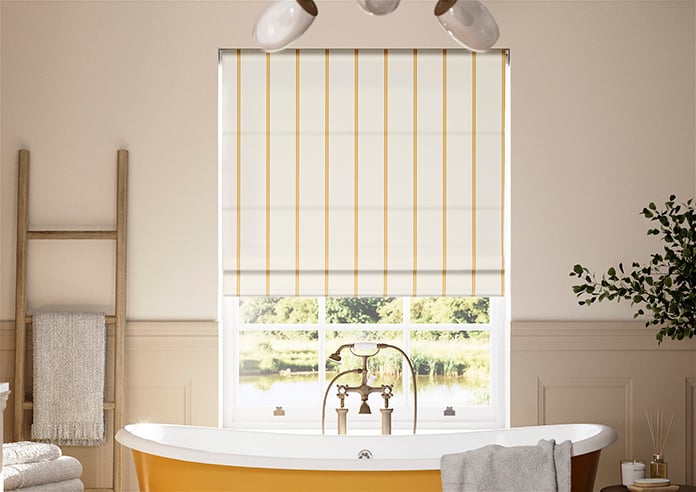 The British Stripe Co. Victoria, Blackpool No.1 - Roman Blind - Image 3